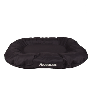 RECOBED Ponton Baltic - Czarny rozmiar XL: 140 x 110 x 17 cm