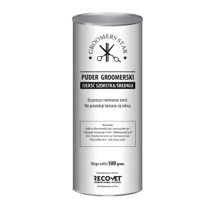 Puder groomerski sierść szorstka oraz średnia 0,5 kg