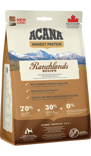 ACANA HIGHEST PROTEIN Ranchlands Dog 11,4kg