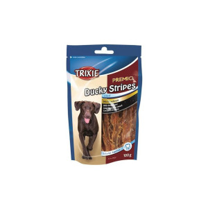 TRIXIE Premio Ducky Stripes Light - paski z kaczką 100g