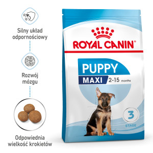 ROYAL CANIN Maxi Puppy karma sucha dla szczeniąt, od 2. do 15. miesiąca życia, ras dużych 2x 15kg