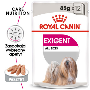 ROYAL CANIN CCN Mini Exigent karma mokra - pasztet dla psów dorosłych ras małych, wybrednych 24x 85g