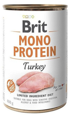 BRIT Mono Protein Turkey 12x 400g (puszka)