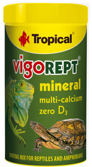 TROPICAL Terra Vigorept Mineral 100ml / 60g - mieszanka mineralna dla gadów i płazów