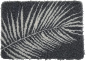 ZOLUX Posłanie izolujące Dry Bed z wzorem roślinnym - grafitowy 50 x 70 cm