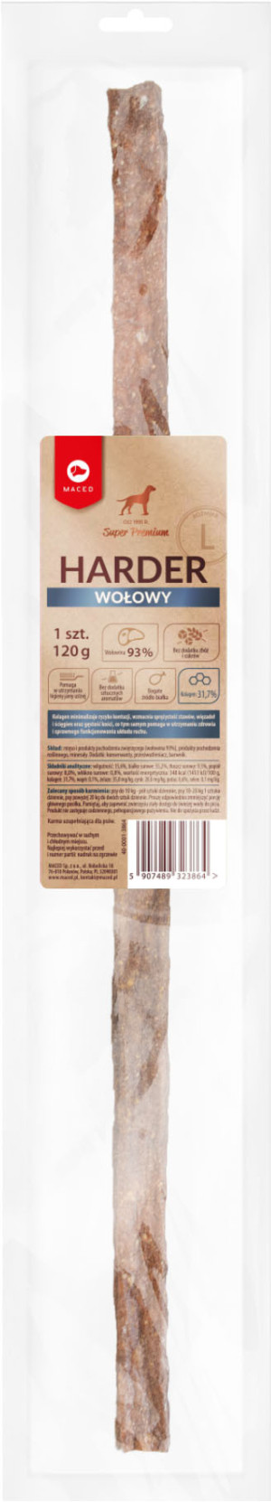 MACED Smart Plus Harder wołowy - Rozmiar L 1 szt. / 120g