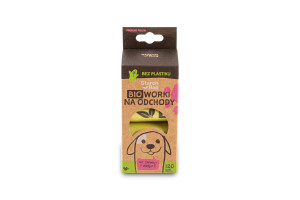 STARCHBAG Kompostowalne BIOworki na odchody (8 rolek x 15 szt.) - zielony