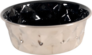 ZOLUX Miska Inox Diamond 550 ml - czarna