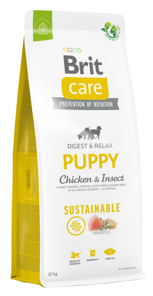 BRIT CARE Dog Sustainable Puppy Chicken & Insect 1 kg