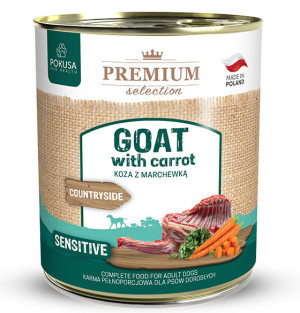 POKUSA Premium Selection Adult Sensitive Koza z marchewką 800g