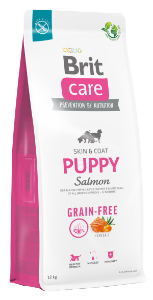 BRIT CARE Dog Grain-Free Puppy Salmon 3 kg