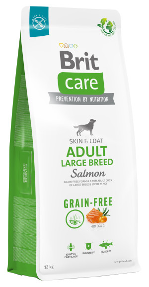 BRIT CARE Dog Grain-Free Adult Large Breed Salmon 3 kg