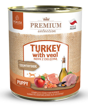 POKUSA Premium Selection Puppy Indyk z cielęciną 400g