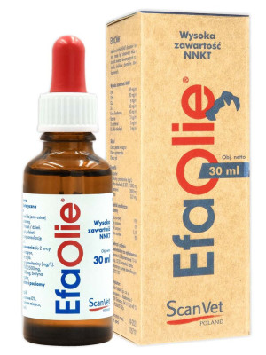 SCANVET Efa Olie - Mieszanka dietetyczna dla psów i kotów 30ml