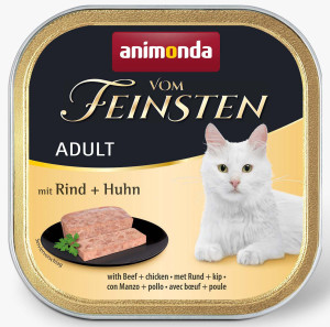 ANIMONDA Cat Vom Feinsten Adult Wołowina i kurczak 100g