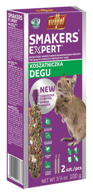 VITAPOL Smakers Expert Degu dla Koszatniczki 2 szt. / 100 g