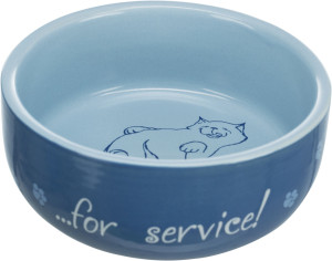TRIXIE Miska ceramiczna dla kota Thanks for Service 0,3l / 11cm