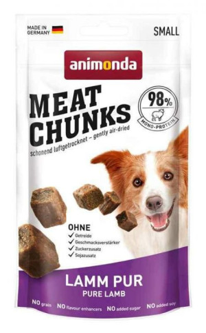 ANIMONDA Meat Chunks Dog Przysmaki Czyste kawałki mięsa - Jagnięcina 60g