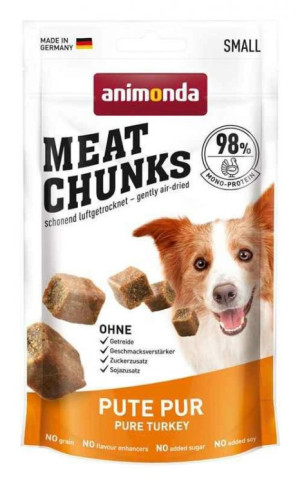 ANIMONDA Meat Chunks  Dog Przysmaki Czyste kawałki mięsa - Indyk 60g