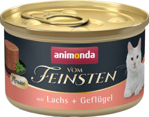ANIMONDA Cat Vom Feinsten Mus - Łosoś z drobiem 85g