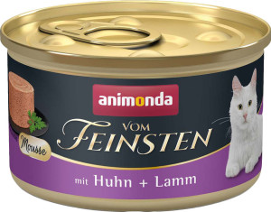 ANIMONDA Cat Vom Feinsten Mus - kurczak z jagnięciną 85g