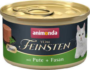 ANIMONDA Cat Vom Feinsten Mus - indyk z bażantem 85g