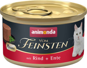 ANIMONDA Cat Vom Feinsten Mus - wołowina z kaczką 85g