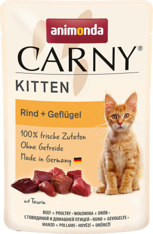 ANIMONDA Carny Kitten Koktajl drobiowy 85g (saszetka)