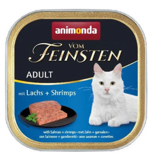 ANIMONDA Cat vom Feinsten Adult z Łososiem i Krewetkami 100g