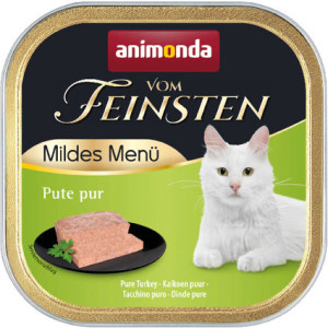 ANIMONDA Cat Vom Feinsten Mild Menu Adult - czysty indyk 6x 100g