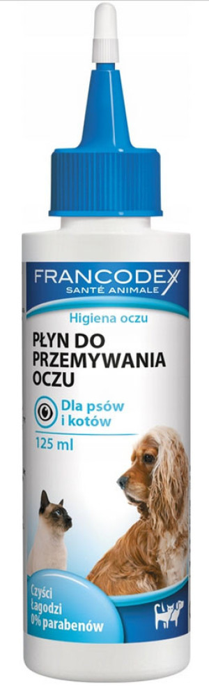 FRANCODEX Płyn do mycia uszu psów i kotów 125ml