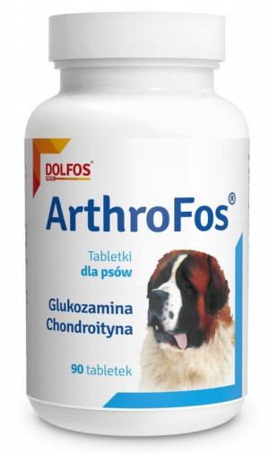 DOLFOS Arthrofos - tabletki dla psów z glukozaminą i chondroityną 90tabl.
