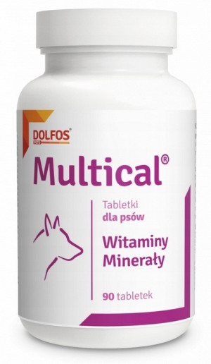 DOLFOS Multical - witaminowo-mineralny suplement diety dla psów 500g (proszek)