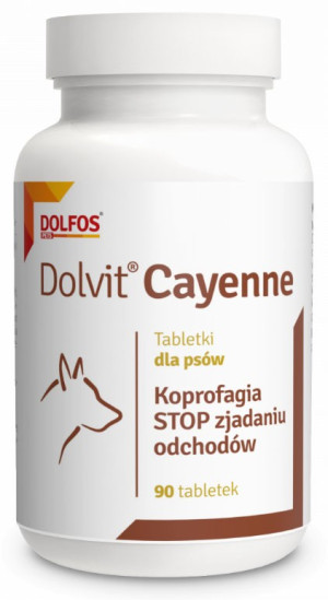 DOLFOS Cayenne - zapobiega zjadaniu odchodów 90 tabletek