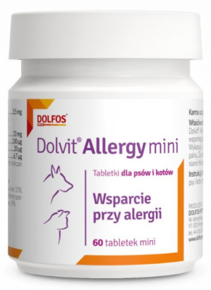 DOLFOS Allergy - wsparcie przy alergii dla psów i kotów 60 tabl. mini