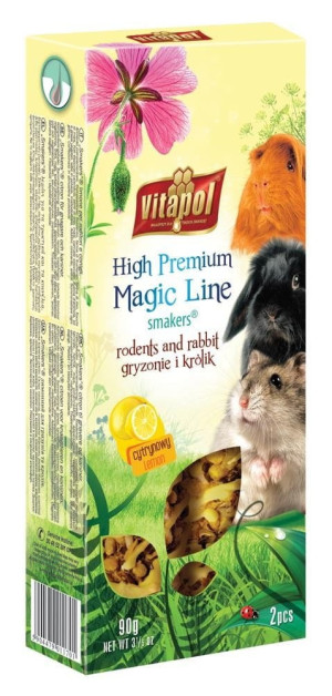 VITAPOL Smakers Magic Line dla gryzoni i królika - cytrynowy 2 szt.