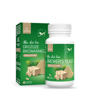 POKUSA RawDietLine Drożdże browarnicze / Brewer's Yeast 120 tabl.