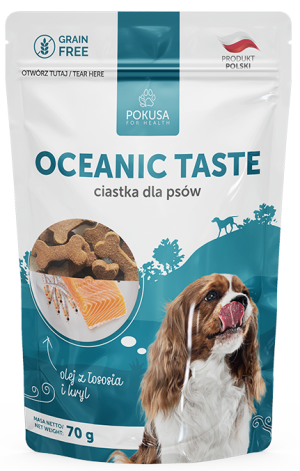 POKUSA Fun and Mniam ciastka dla psów Oceanic Taste 70g