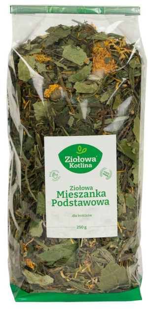 ZIOŁOWA KOTLINA Zioła podstawowe Królik 250g