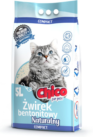 CHICO Żwirek bentonitowy Compact Naturalny 5L
