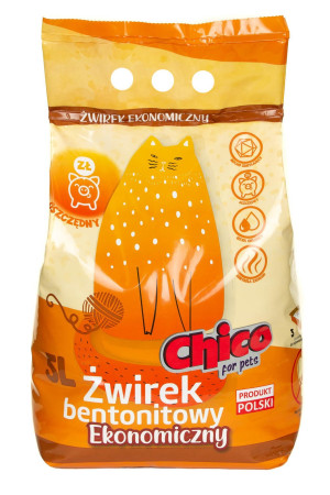 CHICO Żwirek bentonitowy Ekonomiczny 5L