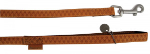 ZOLUX Smycz Mac Leather - Żółta 25mm/120cm - dla dużych psów