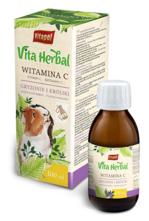 VITAPOL Vita Herbal dla gryzoni i królików - Witamina C 100ml