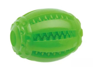COMFY Zabawka Mint Dental Rugby Piłka 13 cm - Zielony