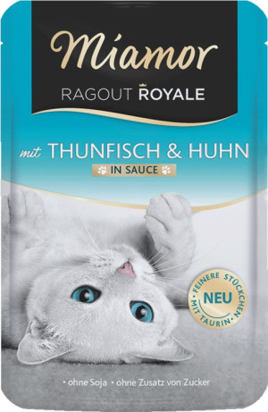 MIAMOR Ragout - tuńczyk z kurczakiem w sosie 100g
