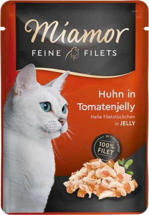 MIAMOR Feine Filets w galaretce saszetka - kurczak z pomidorami 100g