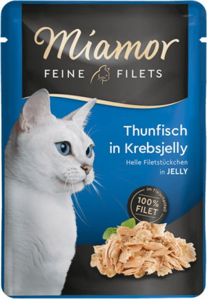 MIAMOR Feine Filets w galaretce -  tuńczyk w galaretce krabowej 100g