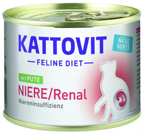 KATTOVIT Feline Diet Renal Indyk 185g