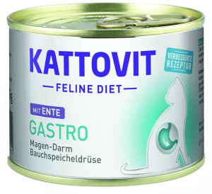 KATTOVIT Feline Diet Gastro Kaczka 185g