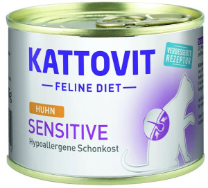 KATTOVIT Feline Diet Sensitive Kurczak 185g